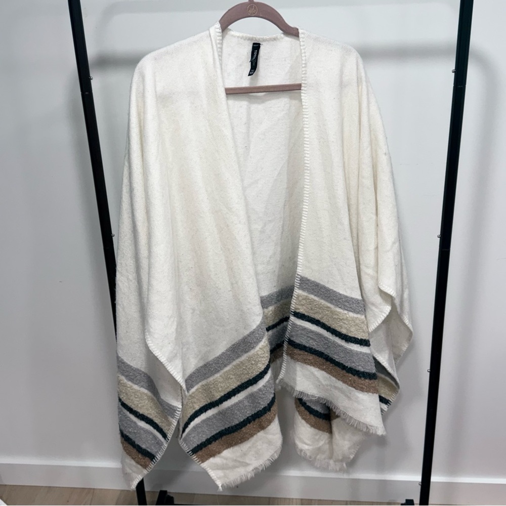 torrid Cream Knit Open-Front Cardigan